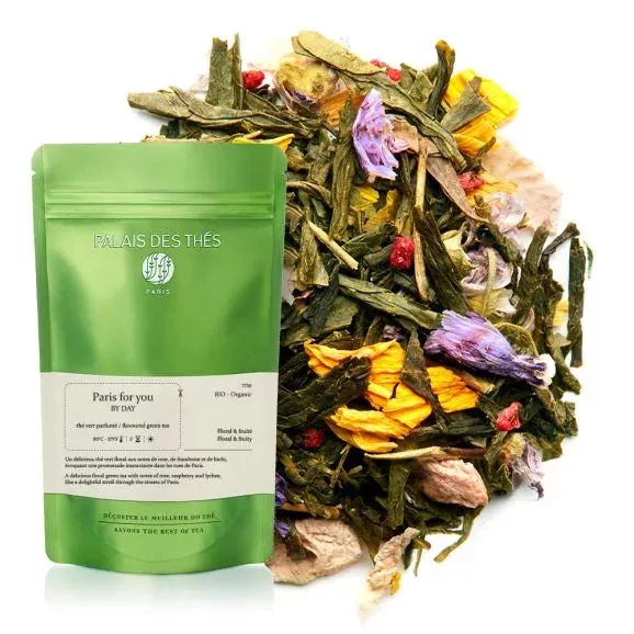 Palais des Thés Paris for You By Day grøn te pose 100 g