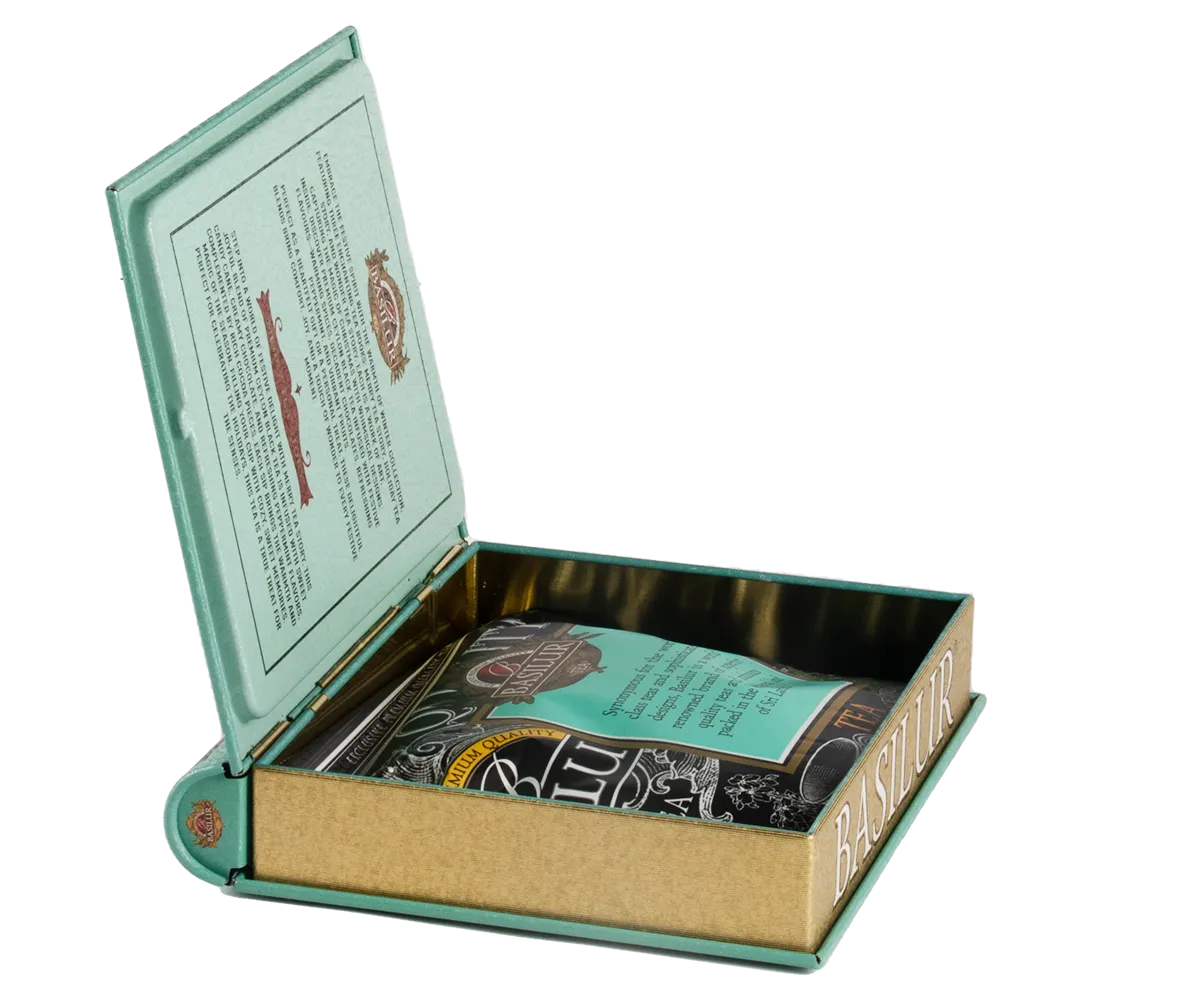Basilur Merry Tea Story Tea Book sort te 40g æble