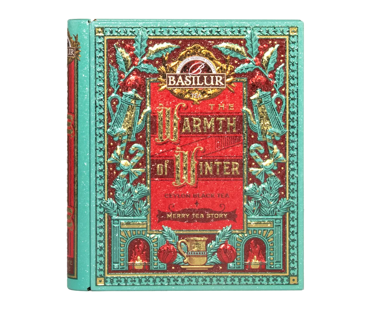 Basilur Merry Tea Story Tea Book sort te 40g æble