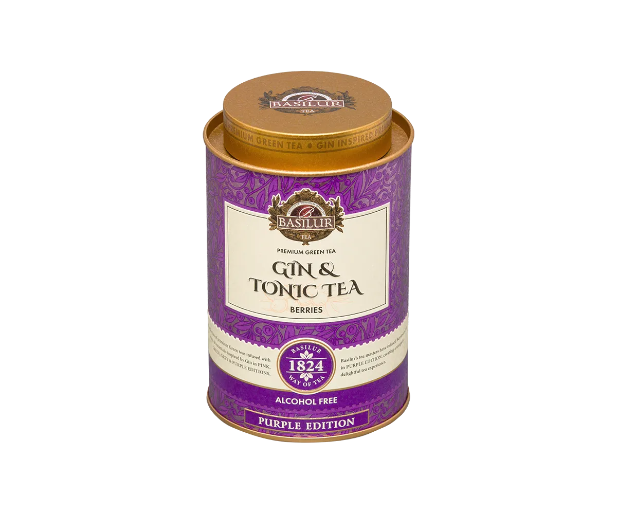 Basilur Gin Purple Edition grøn te 75 g frisk