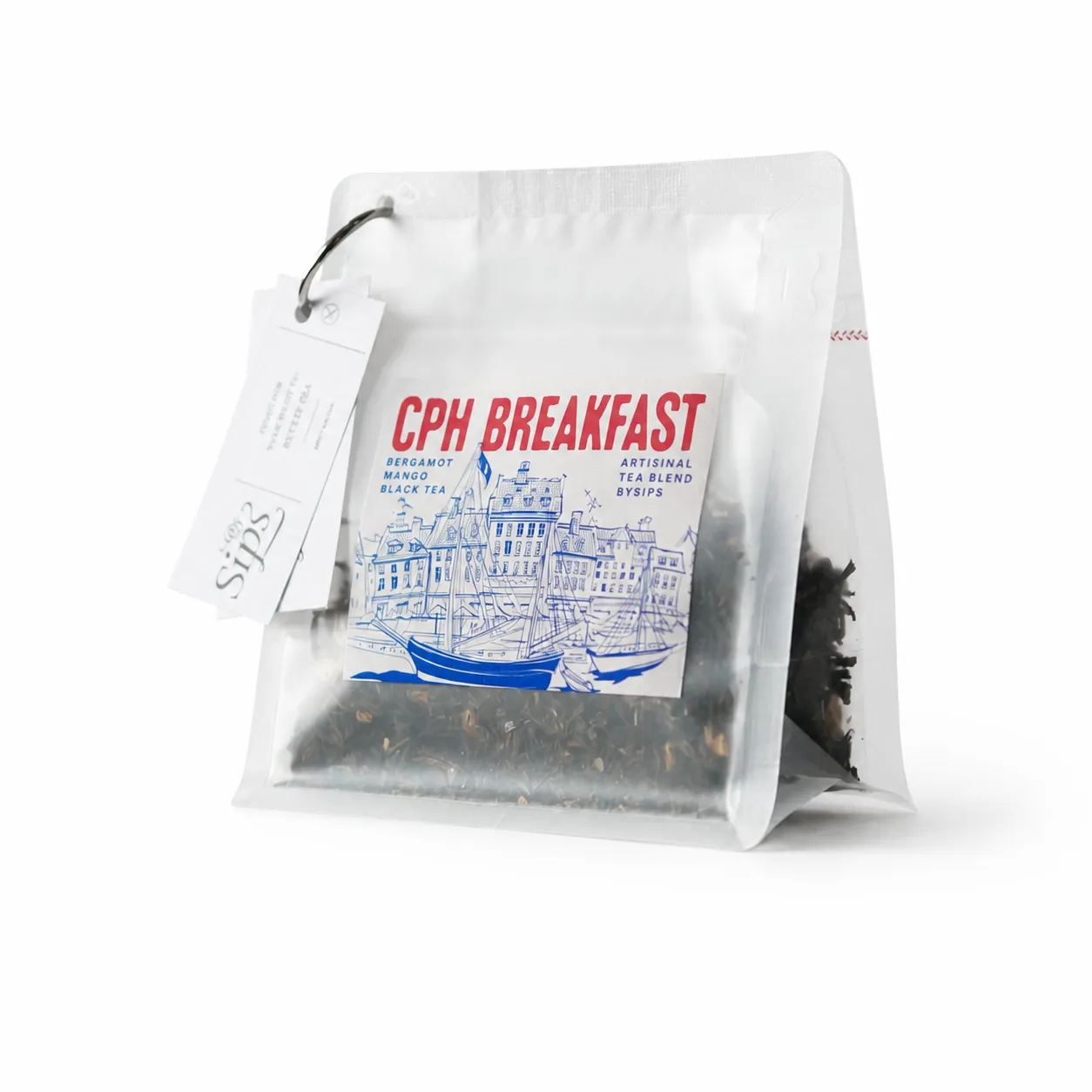 By SIPS CPH Breakfast sort te med blomst