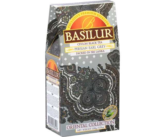 Basilur Persian Earl Grey løs sort te 100 g citrus