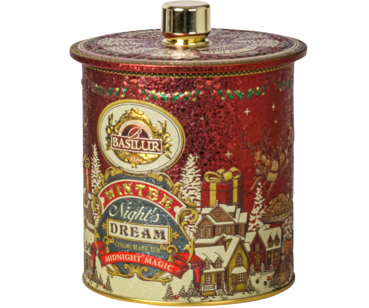 Basilur Midnight Magic kirsebær sort te 100g