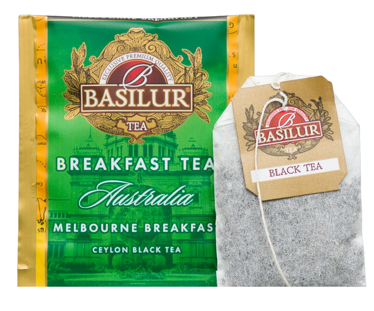 Basilur Breakfast Tea Australian Breakfast sort te 32 breve kraftig