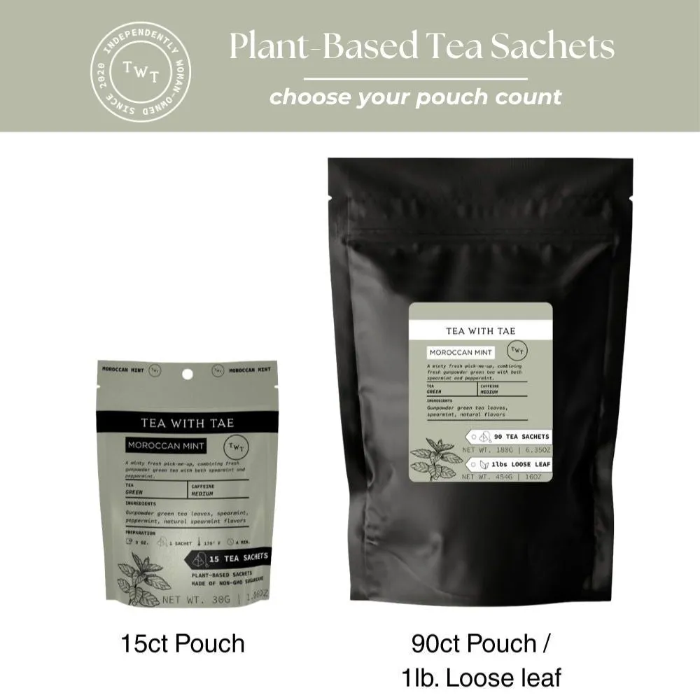 Tea with Tae Moroccan Mint grøn te 30 breve mynte