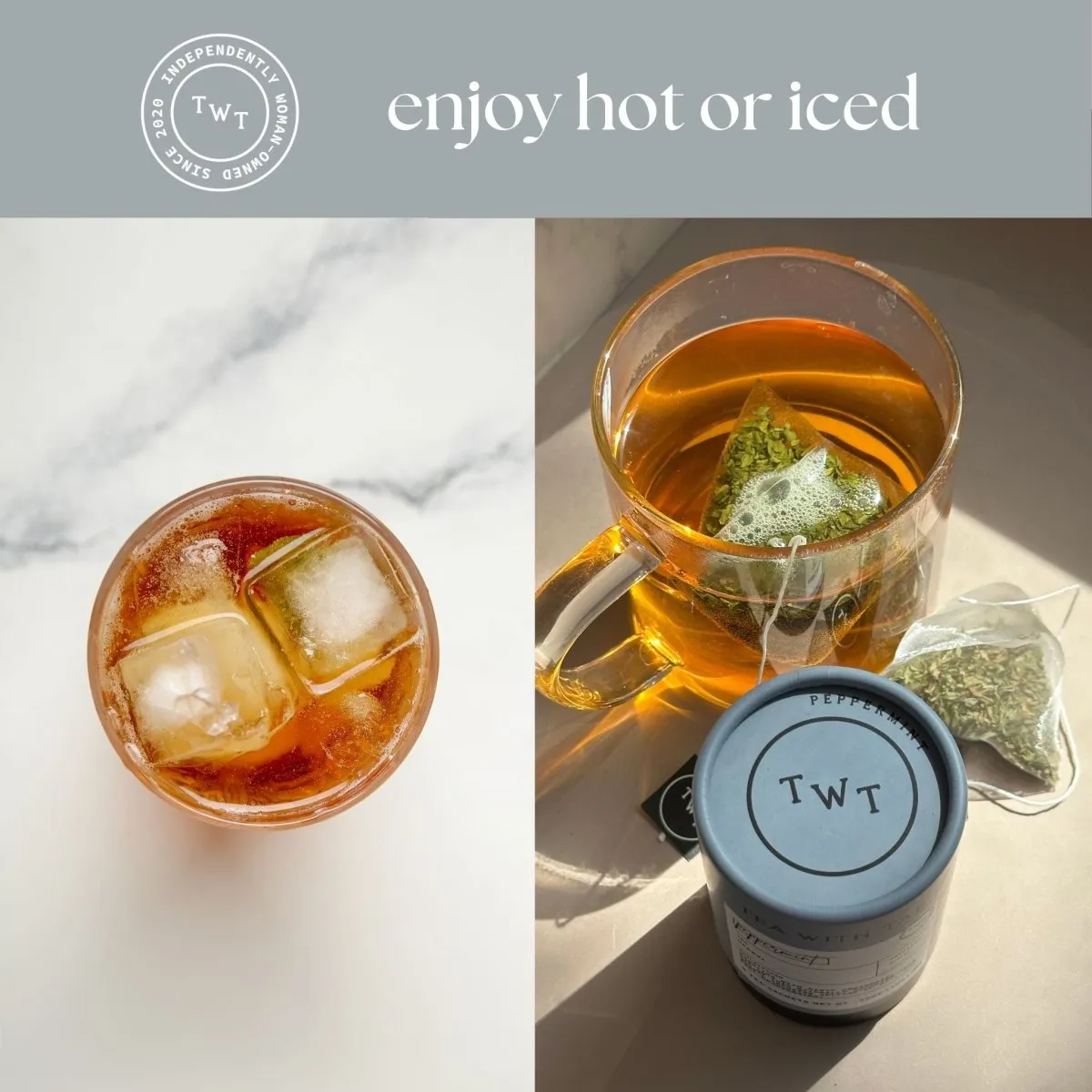 Tea with Tae Peppermint myntete tube 5 breve frisk