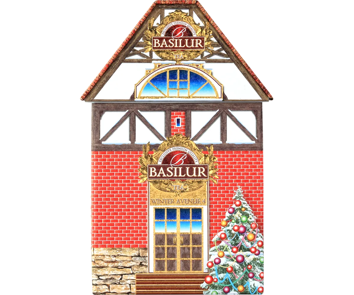Basilur Winter Caramel Vanilla sort te dåse 100g
