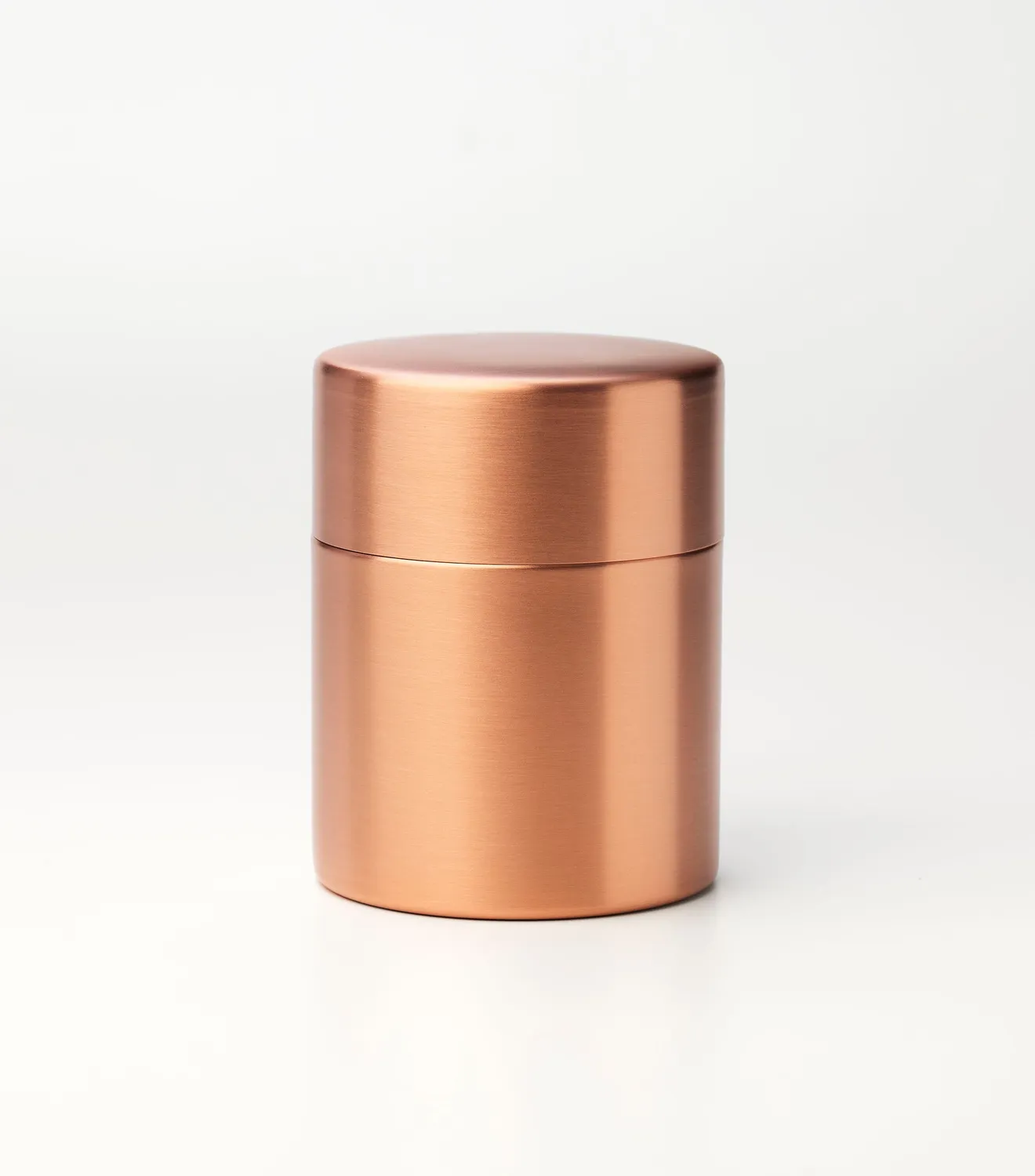 Tyst Te Copper Tea Caddy tedåse kobber stor
