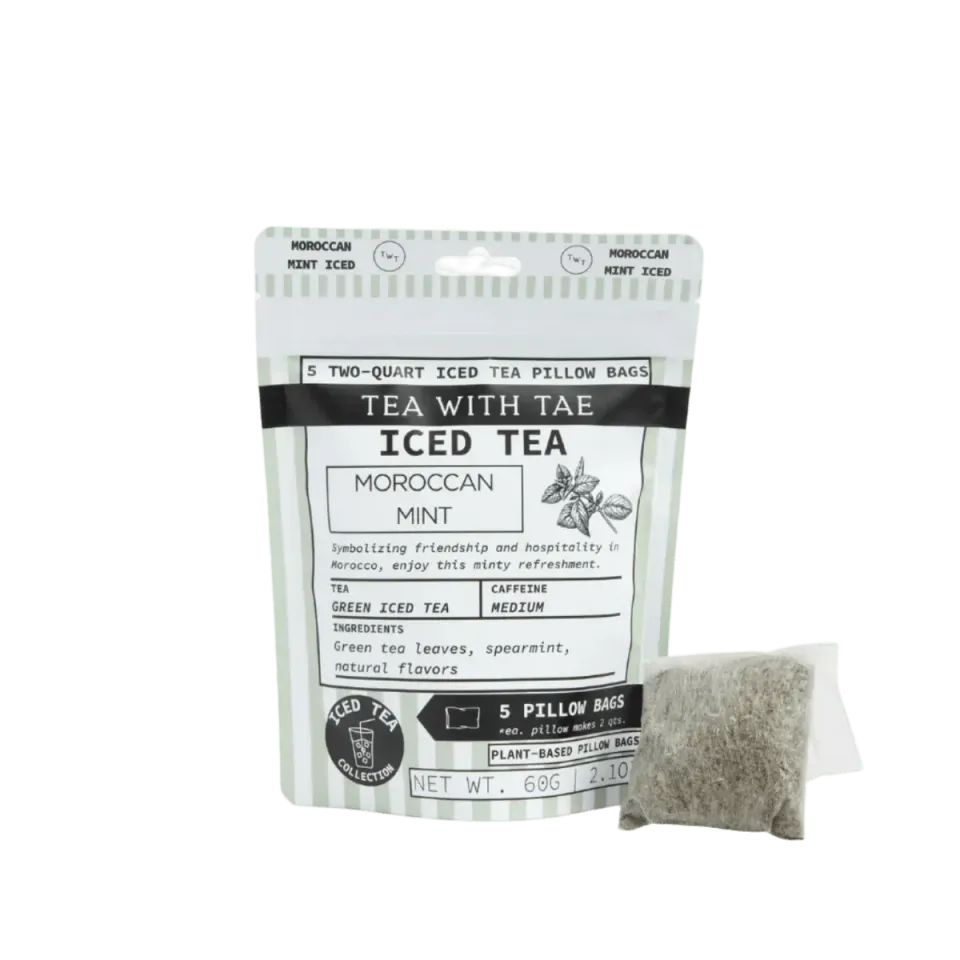 Tea with Tae Moroccan Mint grøn iste 10 breve mynte