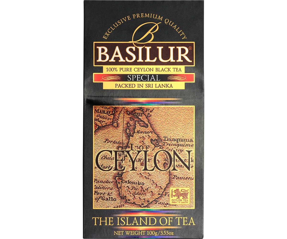 Basilur The Island of Tea Special sort løs te 100 g blomstret