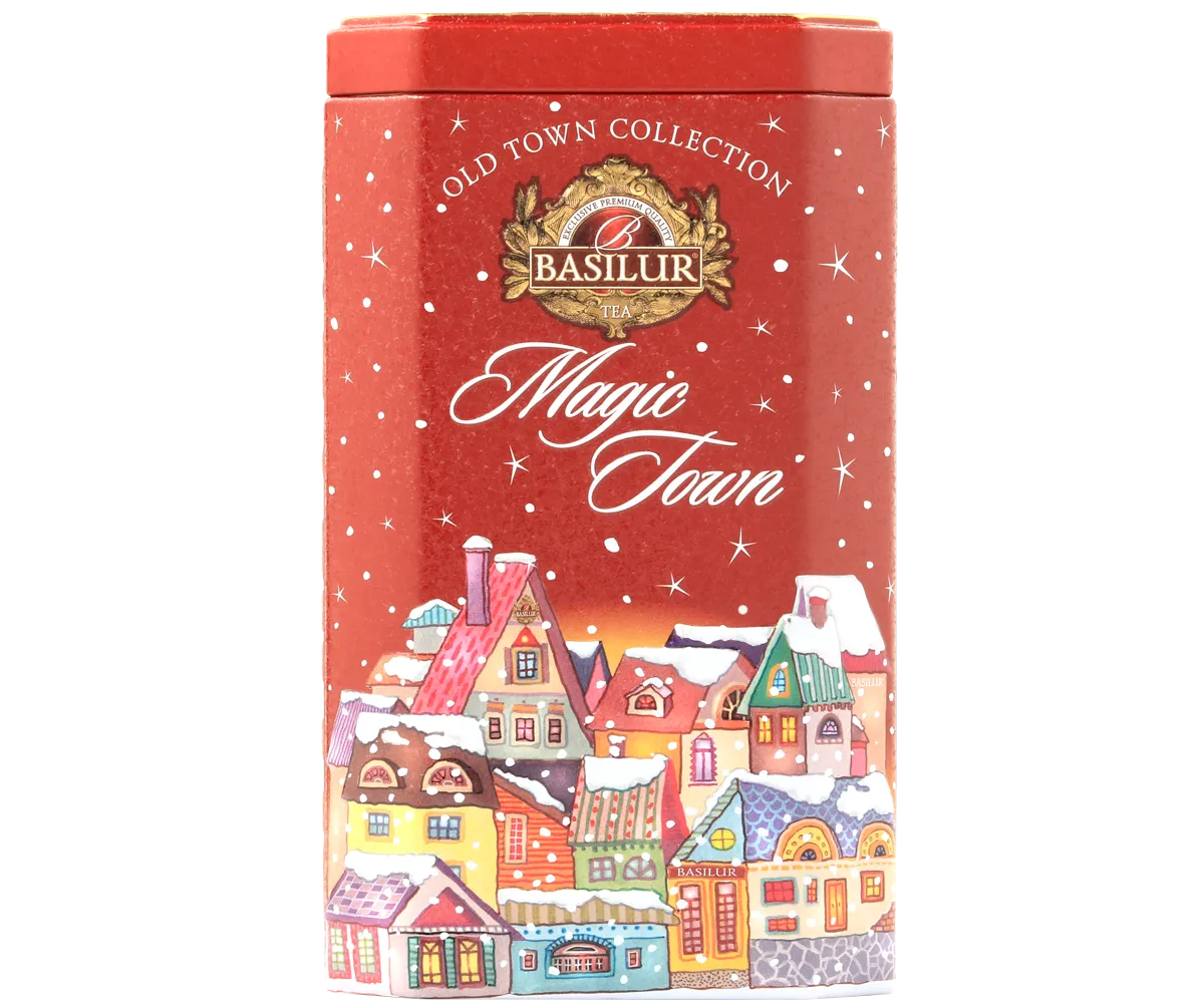 Basilur Old Town Magic Town sort te 75g honningkage