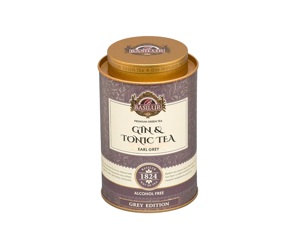 Basilur Gin Tea Grey Edition grøn te 75g alkoholfri