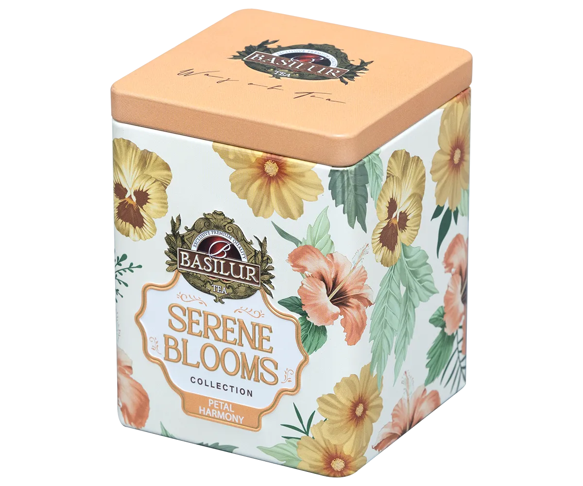 Basilur Serene Blooms Petal Harmony te 75g dåse blomst