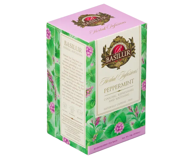 Basilur Herbal Infusions Peppermint urtete 20 breve mynte