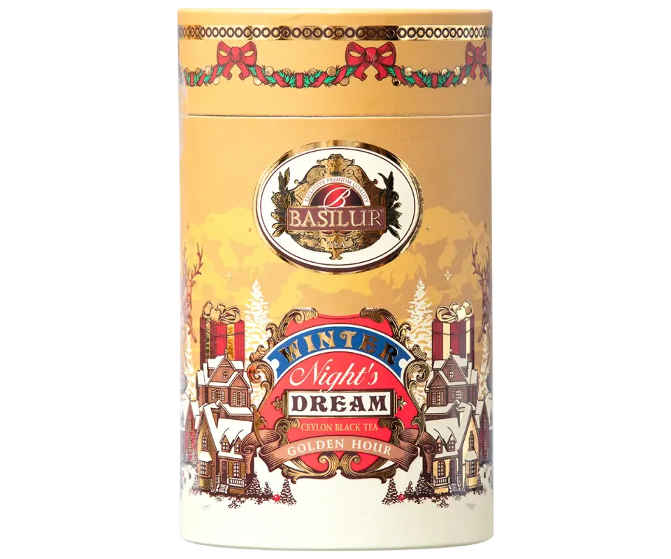 Basilur Winter Night's Dream Golden Hour sort te 75g