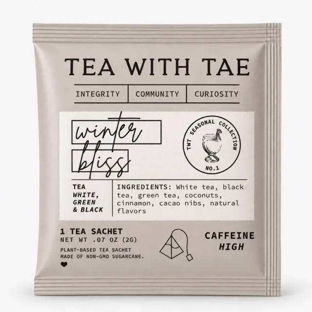 Tea with Tae Winter Bliss tebreve 50 stk kokos