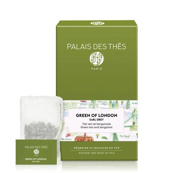 Palais des Thés Green of London grøn te dåse 100 g bergamot