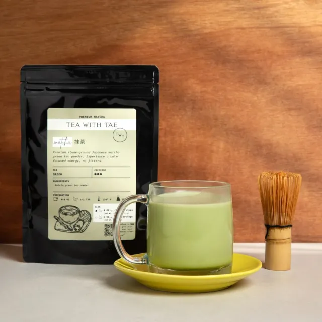 Tea with Tae Japanese Matcha matchapulver 113 g stenmalet