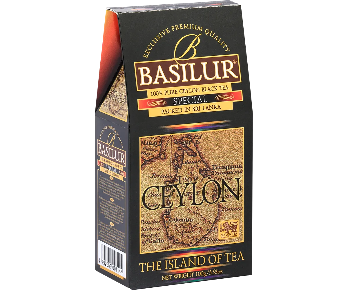 Basilur The Island of Tea Special sort løs te 100 g blomstret