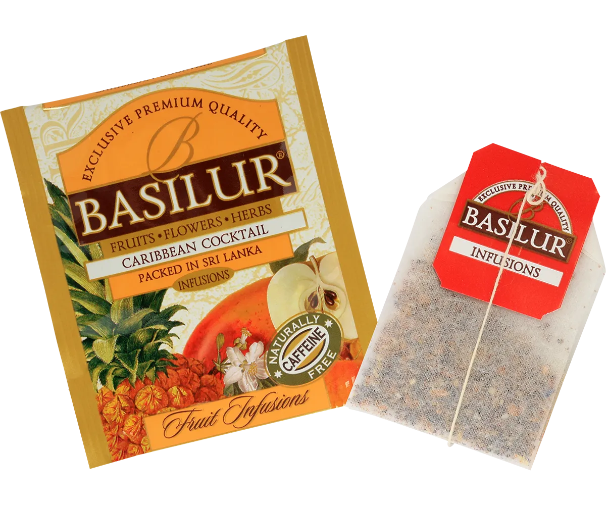 Basilur Fruity Delights frugt tebreve 32 stk 4 smage