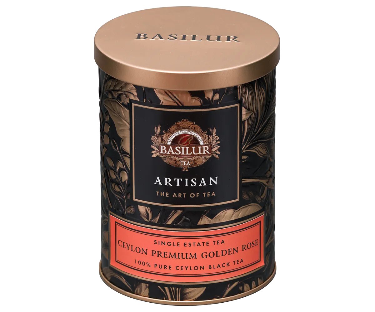 Basilur Ceylon Premium Golden Rose sort te 75g rose