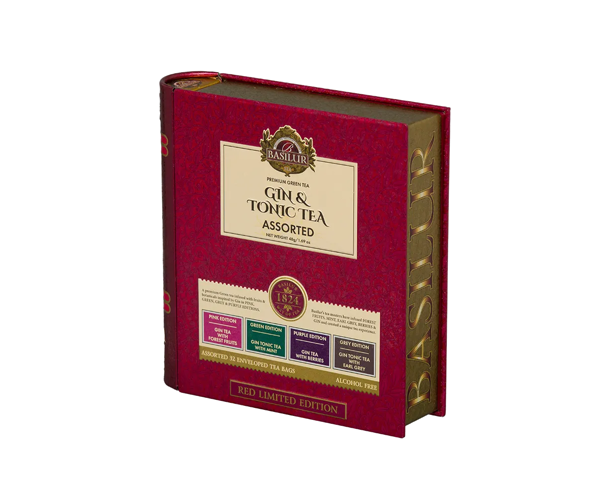 Basilur Gin & Tonic Tea Red te 32 breve alkoholfri
